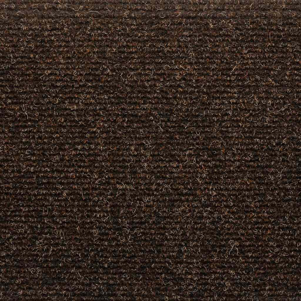 vidaXL Stufenmatten Selbstklebend 20 Stk. 65x21x4 cm Braun Halbrund Groß