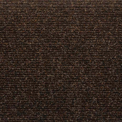 vidaXL Stufenmatten Selbstklebend 20 Stk. 65x21x4 cm Braun Halbrund Groß