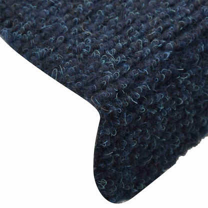 Stufenmatten Selbstklebend 30 Stk. 65x21x4 cm Marineblau Halbrund Groß
