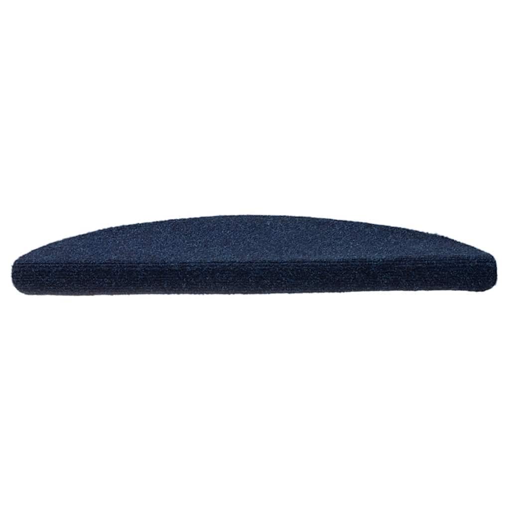 Stufenmatten Selbstklebend 30 Stk. 56x17x3 cm Marineblau Halbrund