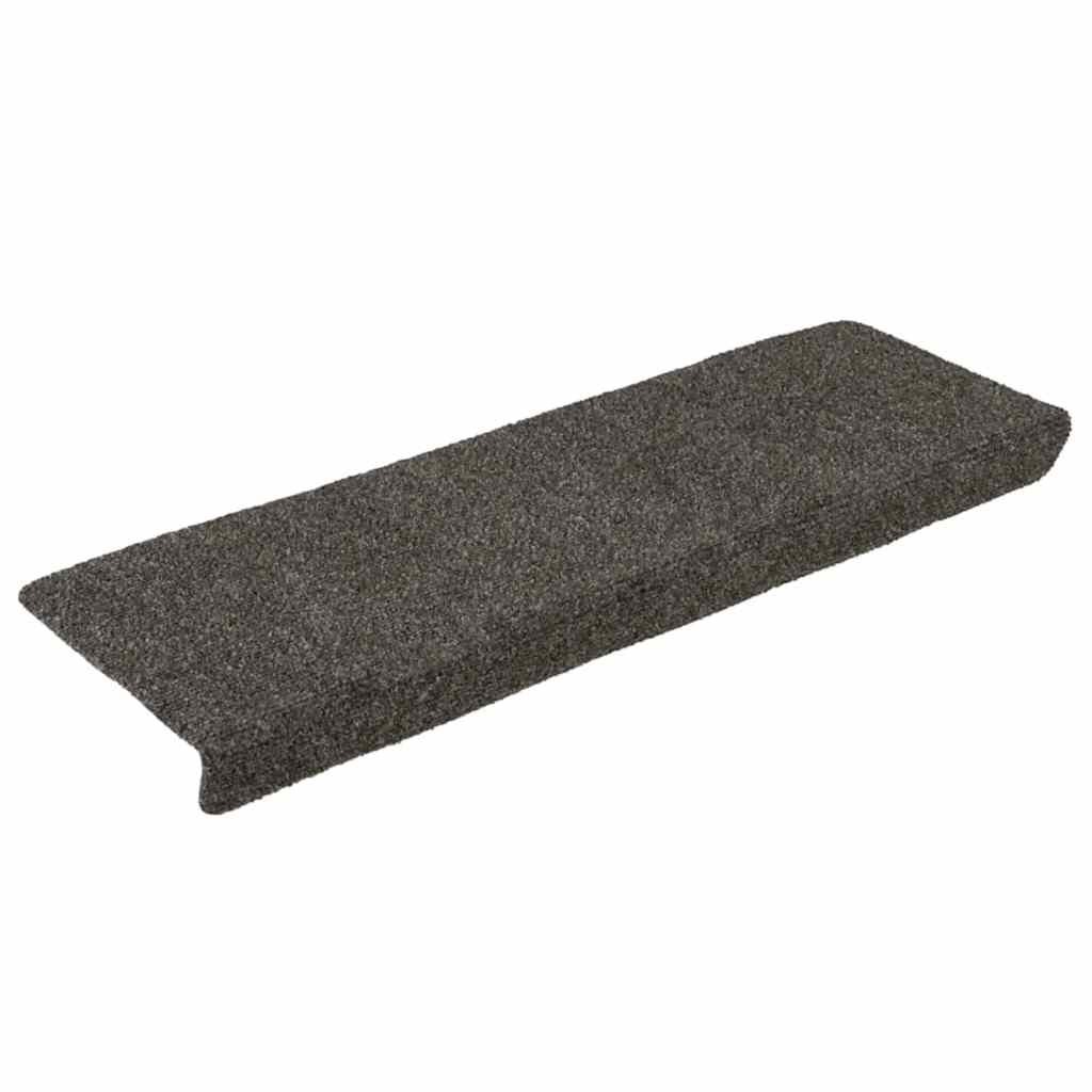 Stufenmatten Selbstklebend 30 Stk. 65x21x4 cm Anthrazit Rechteckiger Rand