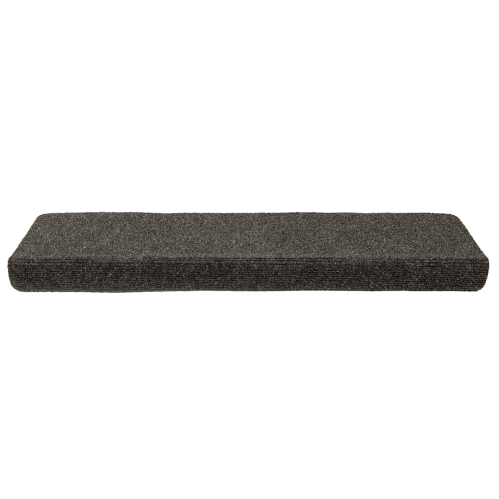 Stufenmatten Selbstklebend 30 Stk. 65x21x4 cm Anthrazit Rechteckiger Rand