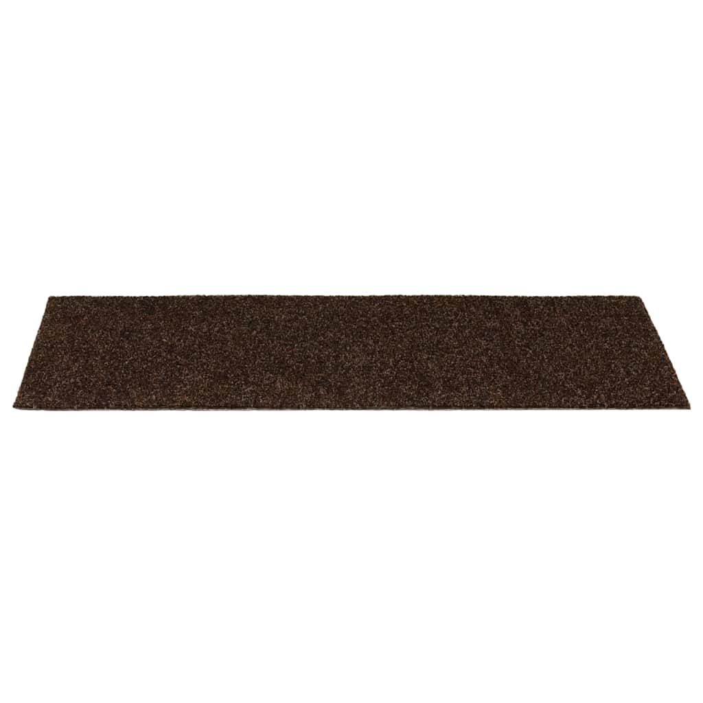 vidaXL Stufenmatten Selbstklebend 30 Stk. 60x25 cm Braun Rechteckig