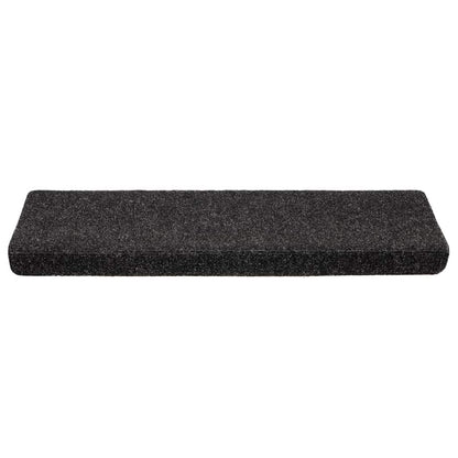 Stufenmatten Selbstklebend 20 Stk. 65x21x4 cm Schwarz Rechteckiger Rand