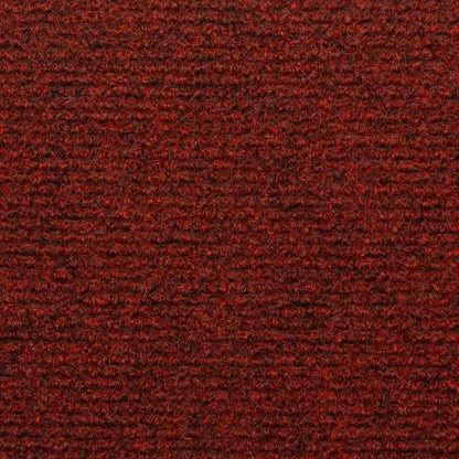 vidaXL Stufenmatten Selbstklebend 20 Stk. 65x21x4 cm Bordeauxrot Rechteckiger Rand