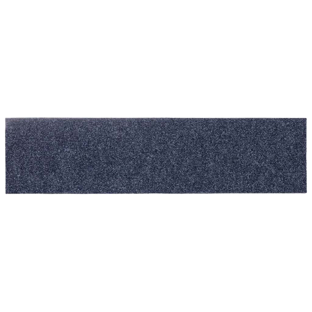 Stufenmatten Selbstklebend 30 Stk. 76x20 cm Grau Blau Rechteckig