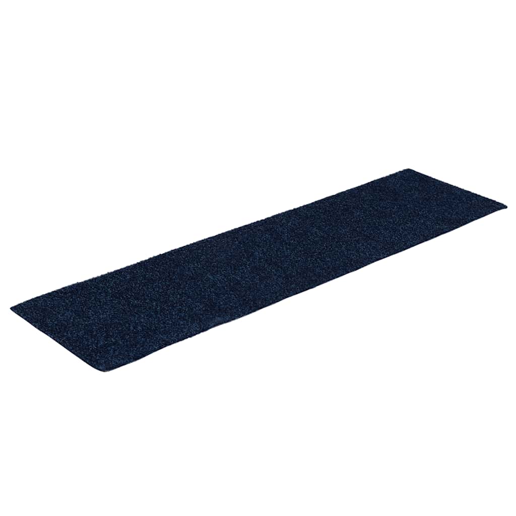 vidaXL Stufenmatten Selbstklebend 30 Stk. 76x20 cm Marineblau Rechteckig