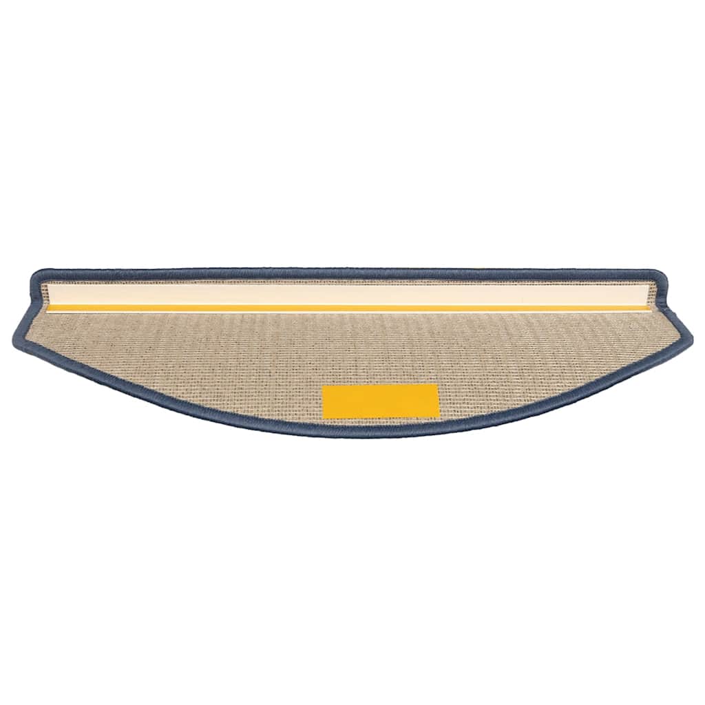 Stufenmatten 30 Stk. 65x24x4 cm Hellgrau und Blau Halbrund Groß