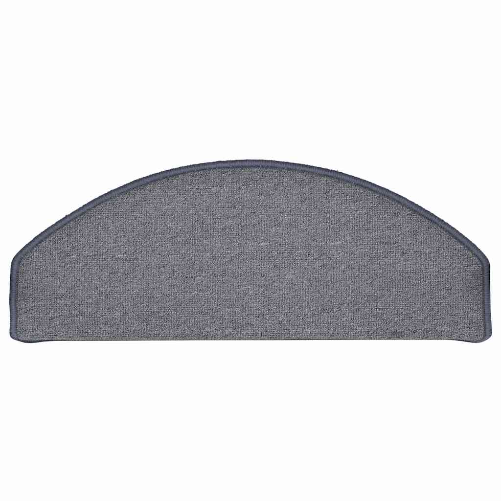 Stufenmatten 30 Stk. 65x24x4 cm Hellgrau und Blau Halbrund Groß