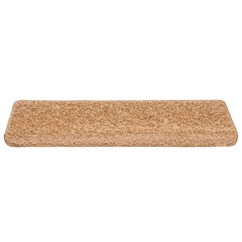 Stufenmatten 30 Stk. 65x21x4 cm Beige Rechteckiger Rand