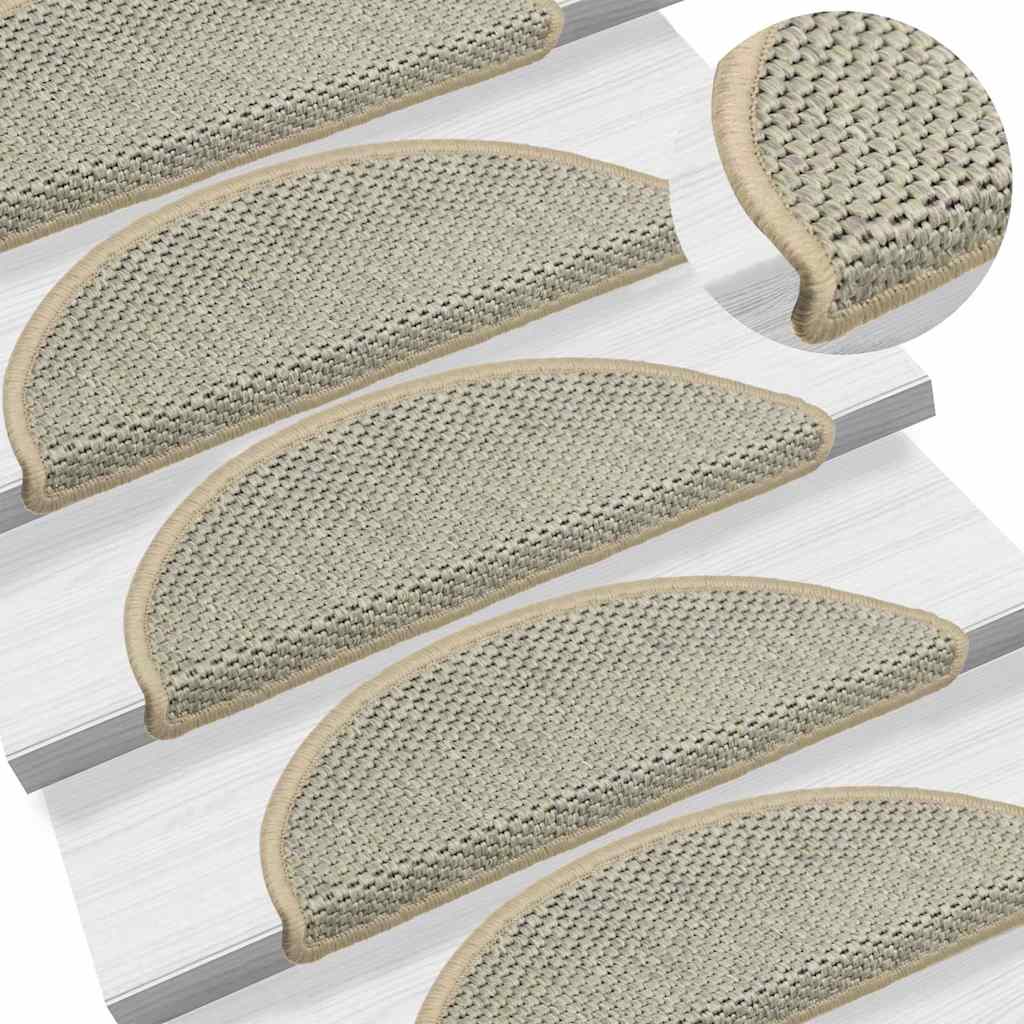 Stufenmatten Selbstklebend Sisal-Optik 30Stk. 56x17x3cm