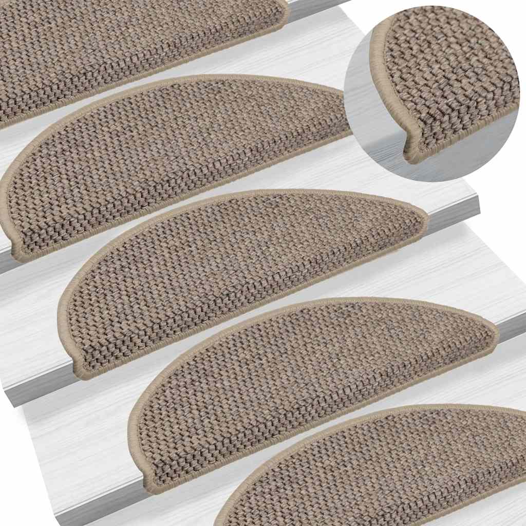 Stufenmatten Selbstklebend Sisal-Optik 30 Stk. 56x17x3 cm