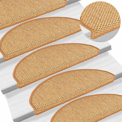 Stufenmatten Selbstklebend Sisal-Optik 30Stk. 65x21x4cm Sisal