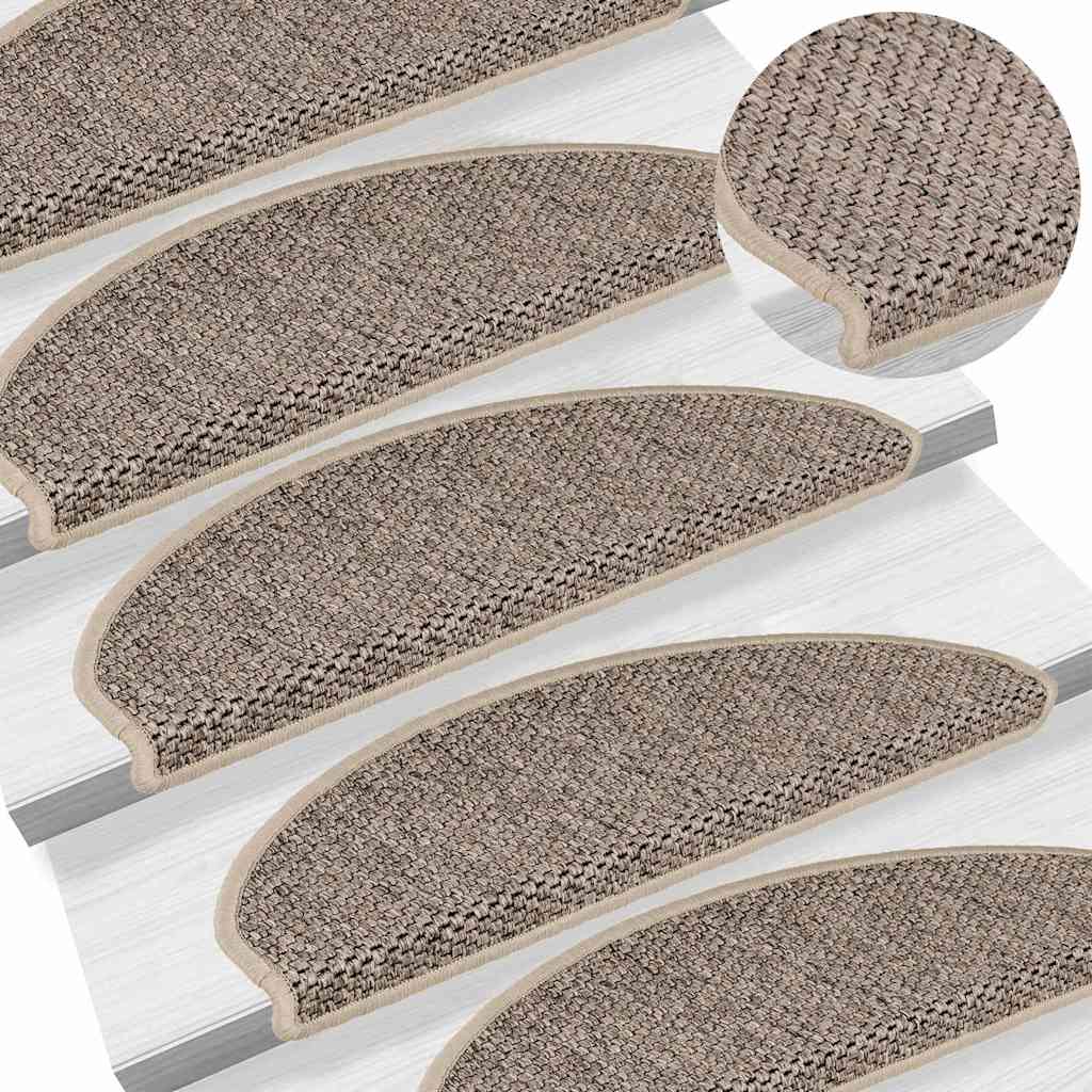 Stufenmatten Selbstklebend Sisal-Optik 30 Stk. 65x21x4cm