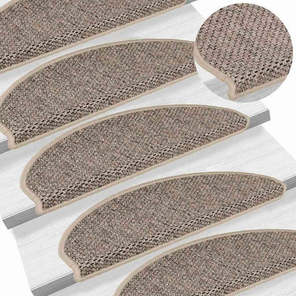 Stufenmatten Selbstklebend Sisal-Optik 30 Stk. 65x21x4cm