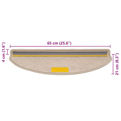 Stufenmatten Selbstklebend Sisal-Optik 30 Stk. 65x21x4cm