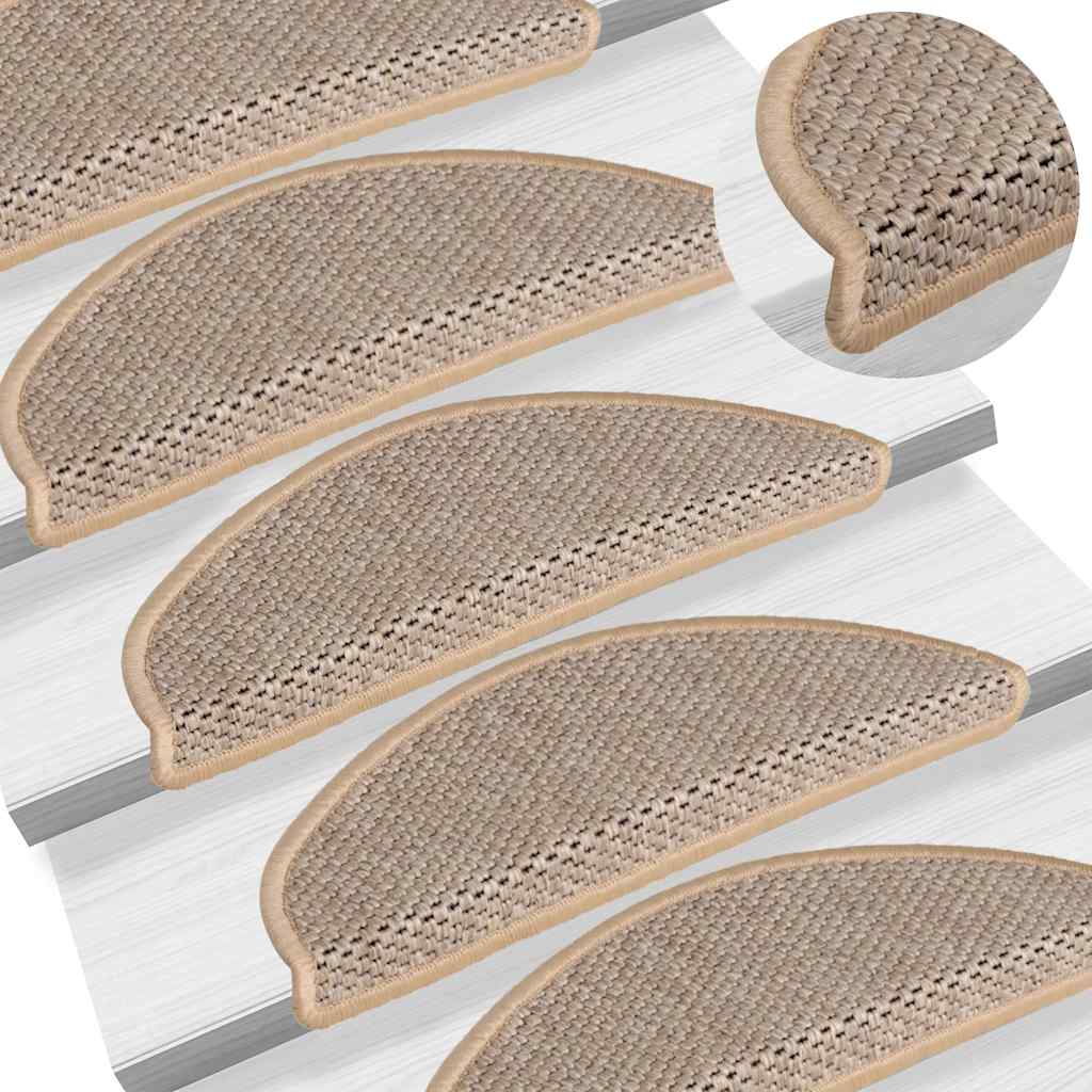 Stufenmatten Selbstklebend Sisal-Optik 30 Stk. 65x21x4cm