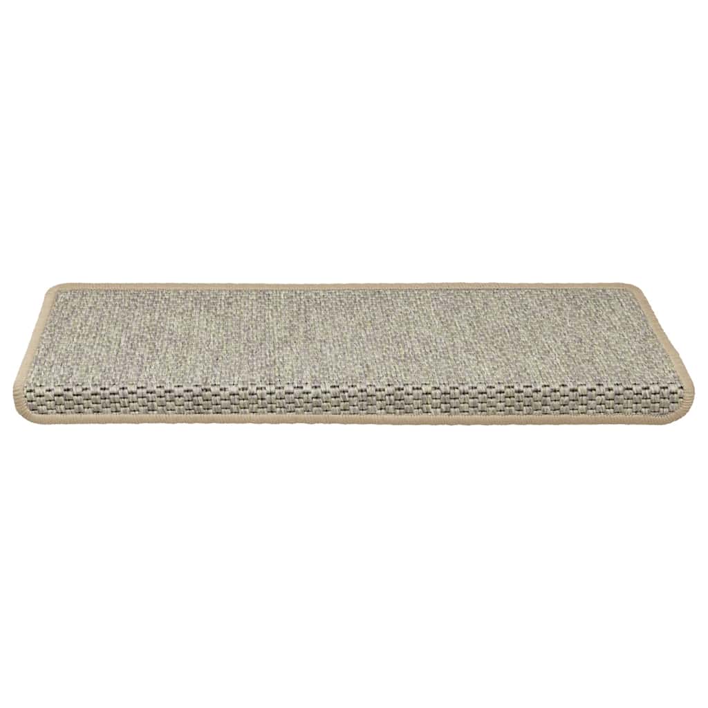 Stufenmatten Selbstklebend Sisal-Optik 30 Stk. 65x21x4cm Hellgrün