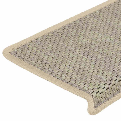 Stufenmatten Selbstklebend Sisal-Optik 30 Stk. 65x21x4cm Hellgrün