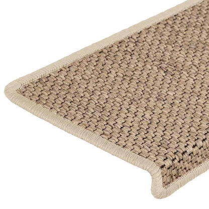 Stufenmatten Selbstklebend Sisal-Optik 30Stk. 65x21x4cm Sand