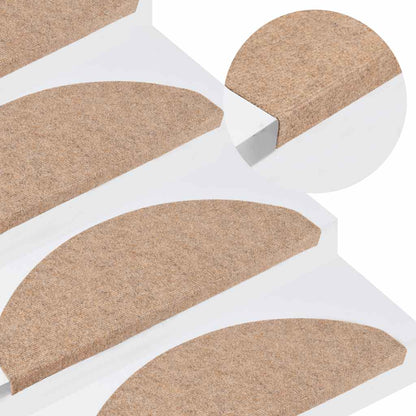 Stufenmatten Selbstklebend 30 Stk. Beige 65x22,5x3,5 cm