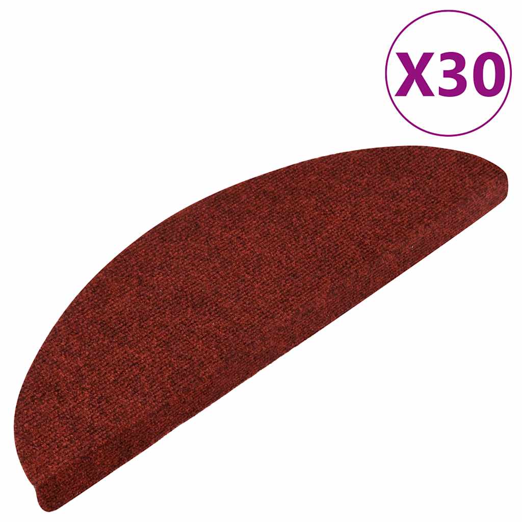 Stufenmatten Selbstklebend 30 Stk. Rot 56x17x3 cm
