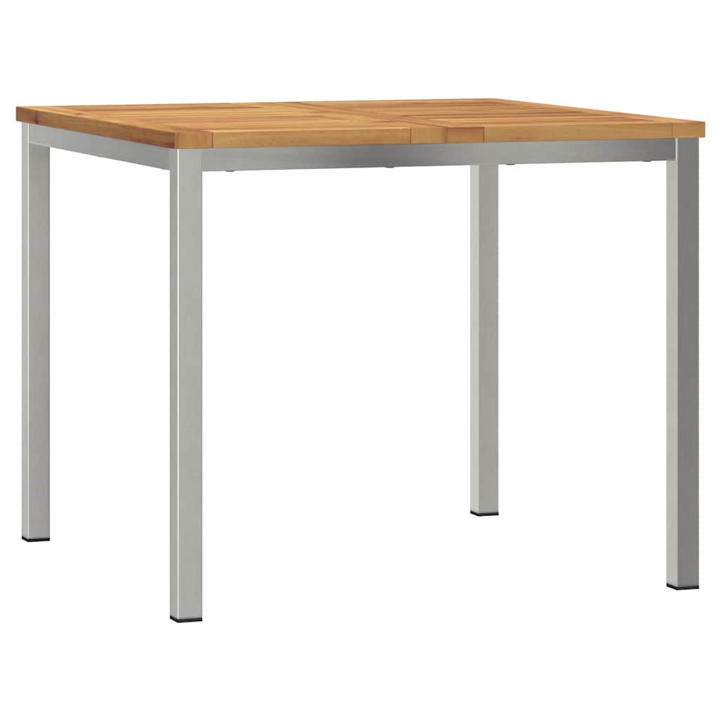 vidaXL Outdoortisch-Set 5 pcs Braun Massivholz Akazie