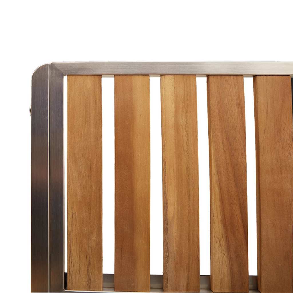 vidaXL Outdoortisch-Set 7 pcs Braun Massivholz Akazie