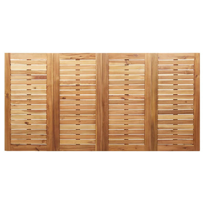 vidaXL Outdoortisch-Set 9 pcs Braun Massivholz Akazie