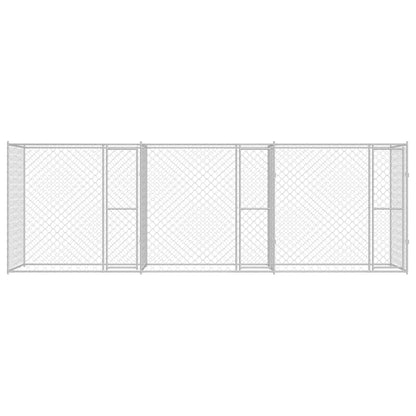 Hundekäfig Silber 600 x 200 x 200 cm Verzinkter Stahl
