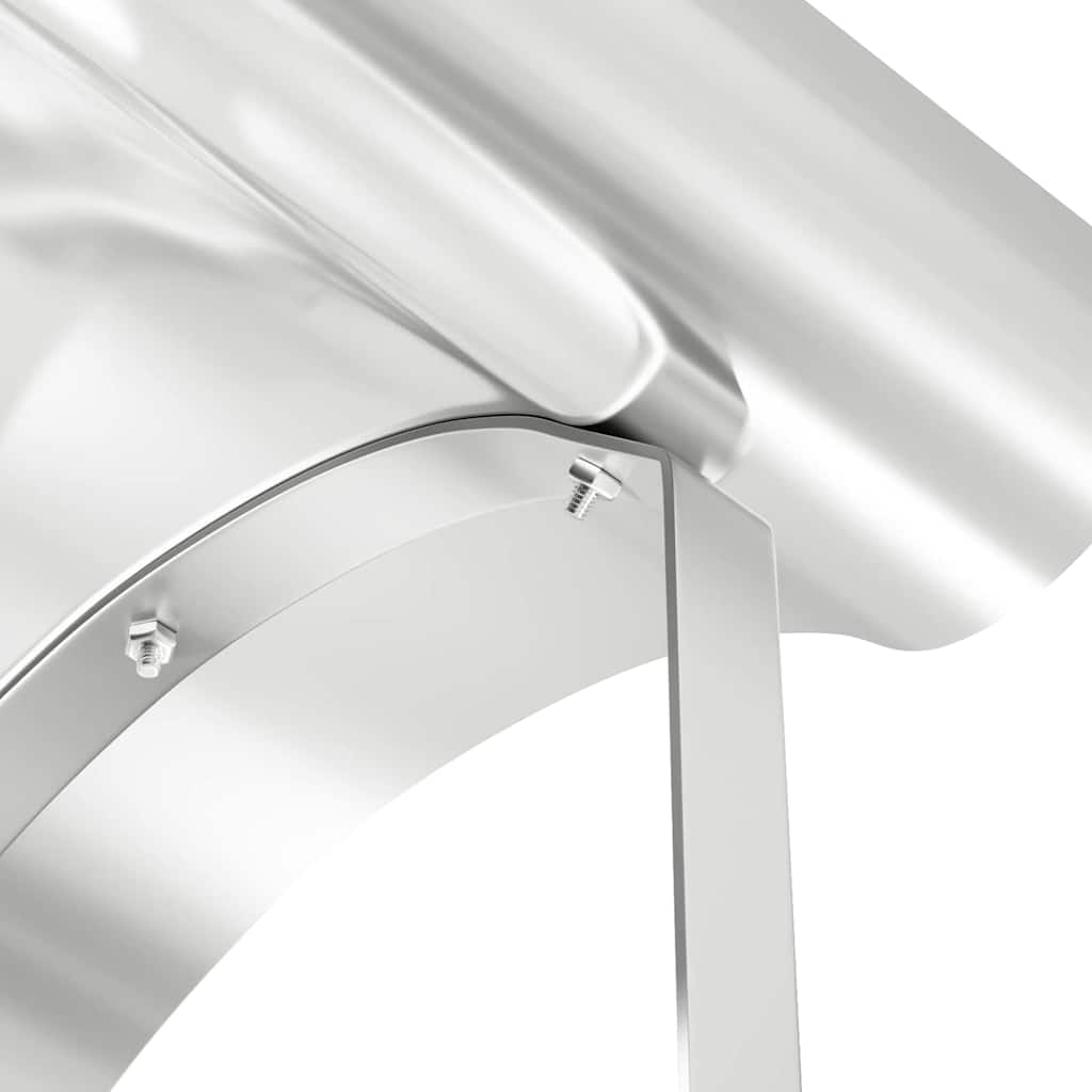 Schornsteinkappe Silber 59,5 x 50 x 36,5 cm Edelstahl