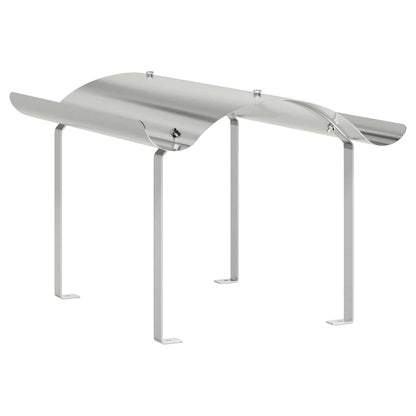 Schornsteinkappe Silber 59,5 x 50 x 36,5 cm Edelstahl