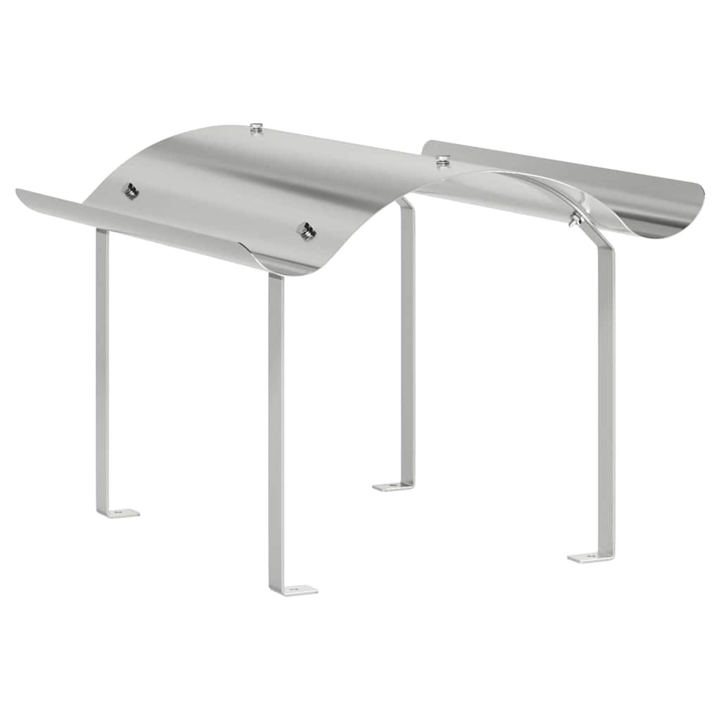 Schornsteinkappe Silber 59,5 x 50 x 36,5 cm Edelstahl