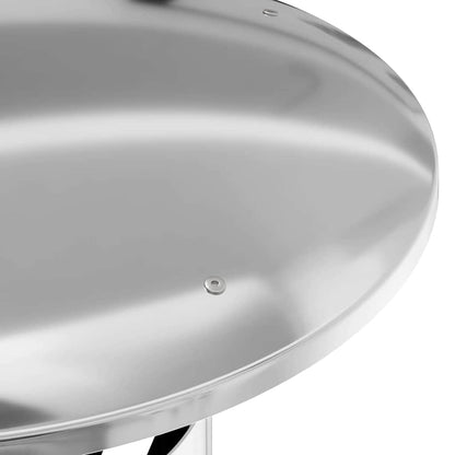 Kaminverlängerung Silber 35 x 35 x 132 cm Edelstahl