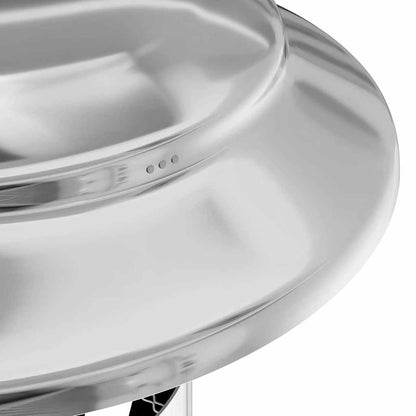 Regenabdeckung Schornstein Silber 20 x 20 x 18 cm Edelstahl