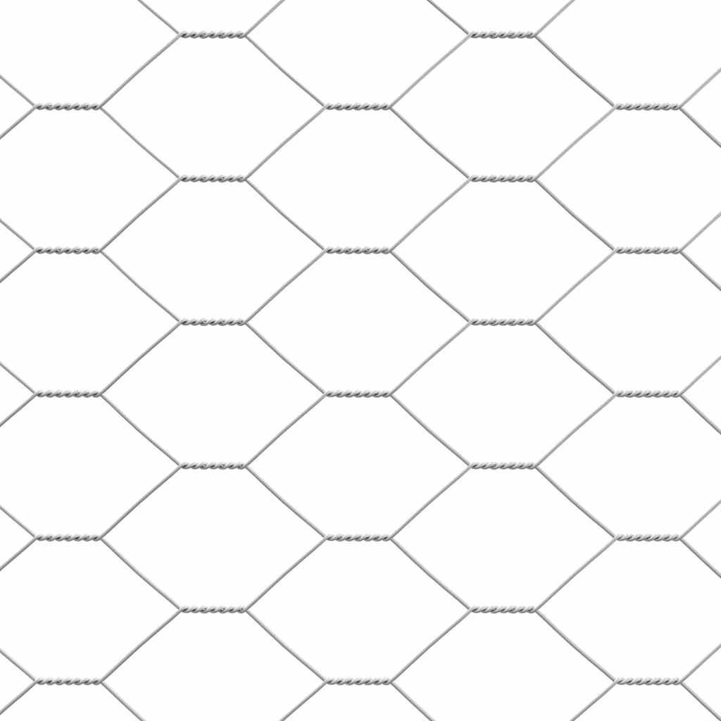 Hühnerkäfig Silber 2 x 2 x 2 m Verzinkter Stahl