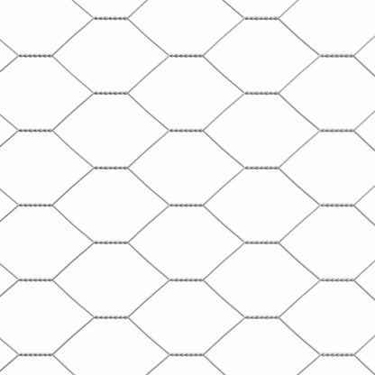 Hühnerkäfig Silber 2 x 2 x 2 m Verzinkter Stahl