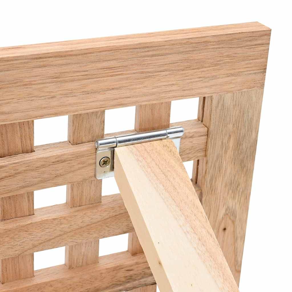 vidaXL Couchtisch Braun 33 x 33 x 40,5 cm Massivholz aus Walnuss