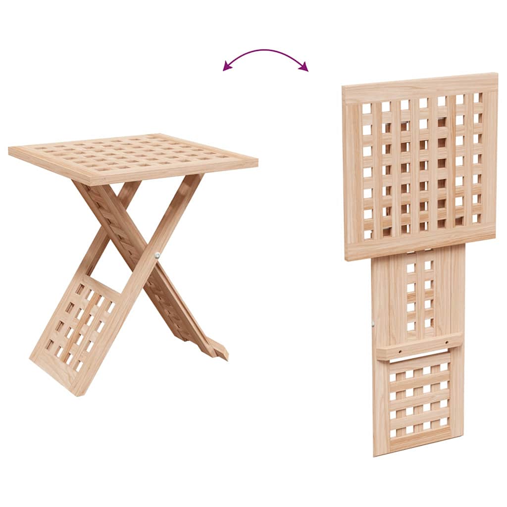 vidaXL Couchtisch Braun 33 x 33 x 40,5 cm Massivholz aus Walnuss