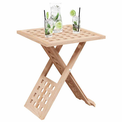 vidaXL Couchtisch Braun 33 x 33 x 40,5 cm Massivholz aus Walnuss
