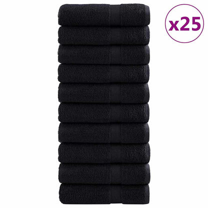 Gästetuch SOLUND 25 pcs Schwarz 70 x 140 cm 550 gsm