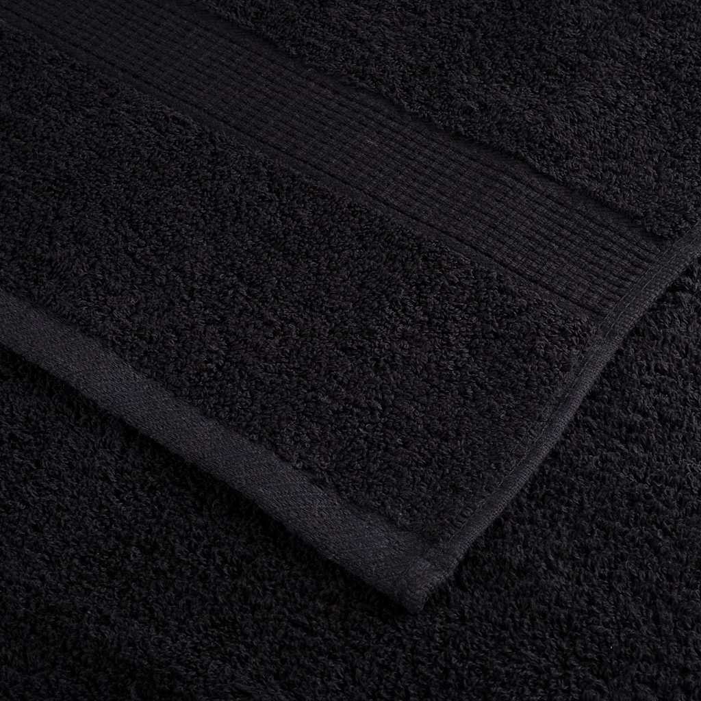 Gästetuch SOLUND 25 pcs Schwarz 80 x 200 cm 550 gsm