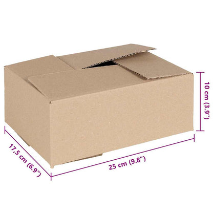 Faltbox mit Speicher 50 pcs Natur 25 x 17,5 x 10 cm Karton