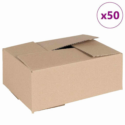 Faltbox mit Speicher 50 pcs Natur 25 x 17,5 x 10 cm Karton