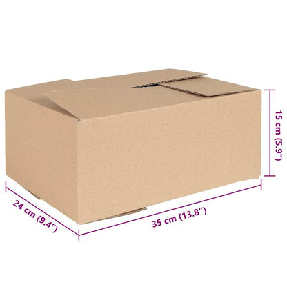 Faltbox mit Speicher 50 pcs Natur 35 x 24 x 15 cm Karton