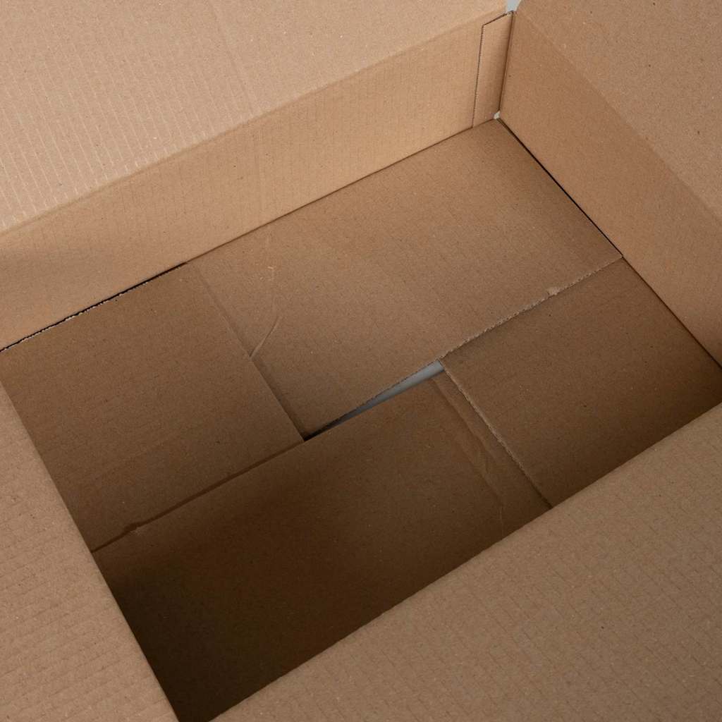 Faltbox mit Speicher 50 pcs Natur 40 x 30 x 10 cm Karton