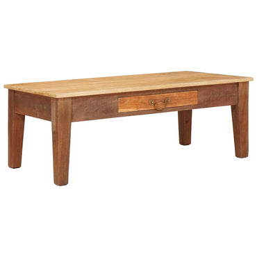 vidaXL Table basse marron 110 x 55 x 40 cm bois de manguier massif
