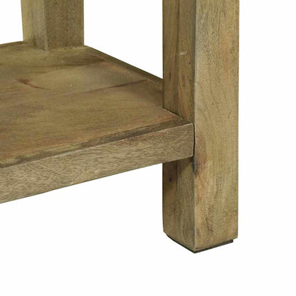 vidaXL Konsolentisch mit Schubladen Natürliches Grau 110 x 30 x 80 cm