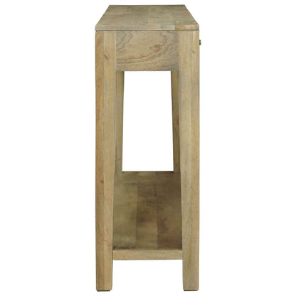 vidaXL Konsolentisch mit Schubladen Natürliches Grau 110 x 30 x 80 cm