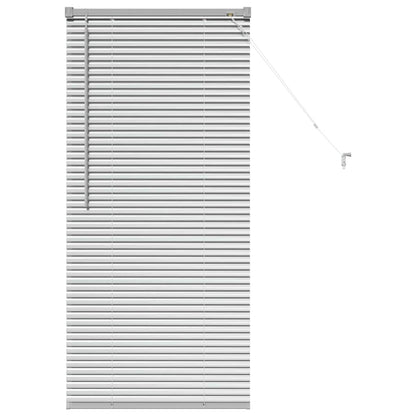 vidaXL Balkenjalousien Silber 130 x 55 cm Aluminium